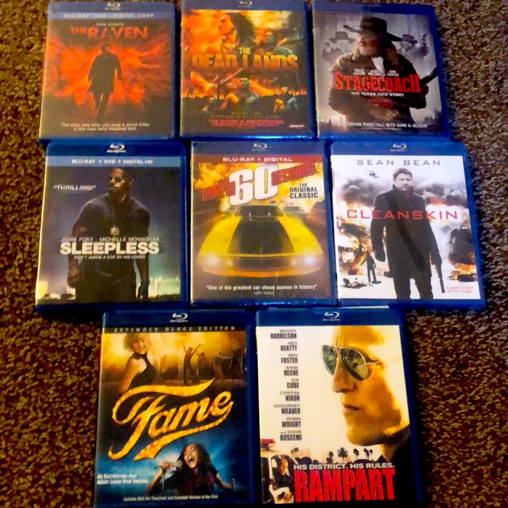 Blu ray movies NWT bundle